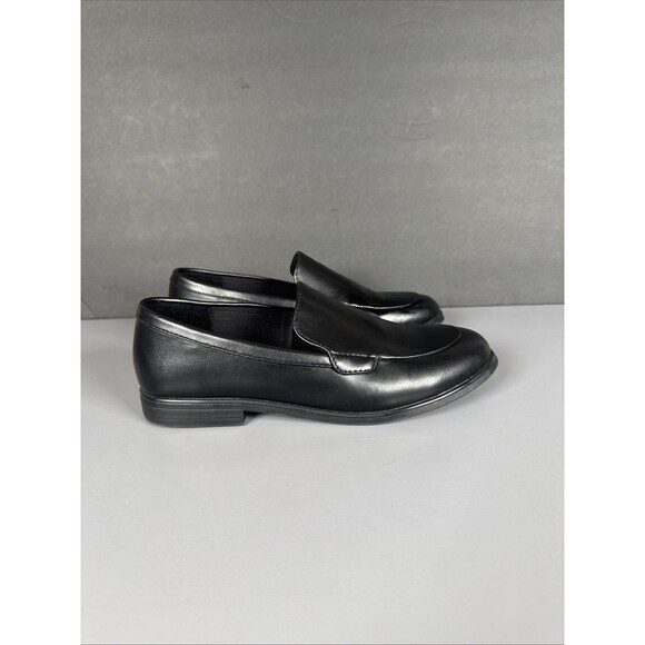 Solanz Sole Comfort Banks Women’s Size‎ 7 M Black Slip On Loafers - Picture 1 of 9